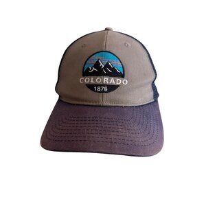Colorado 1876 Embroidered Trucker Hat With Mesh Back Distressed